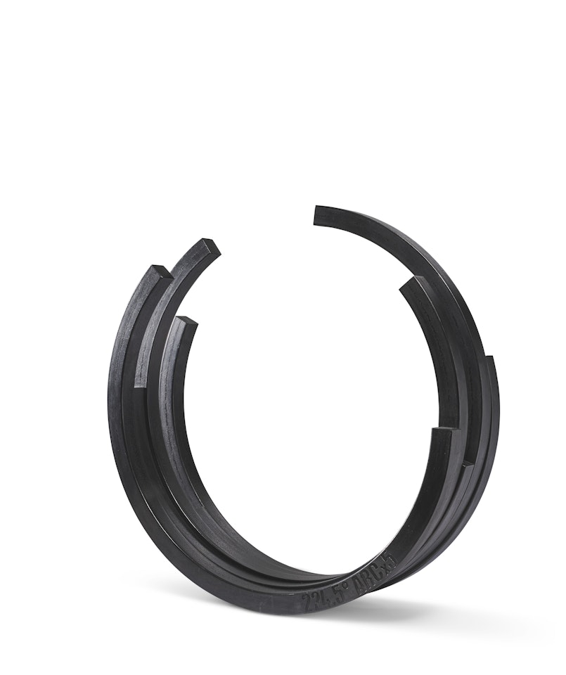 224.5° Arc x 5 by Bernar Venet