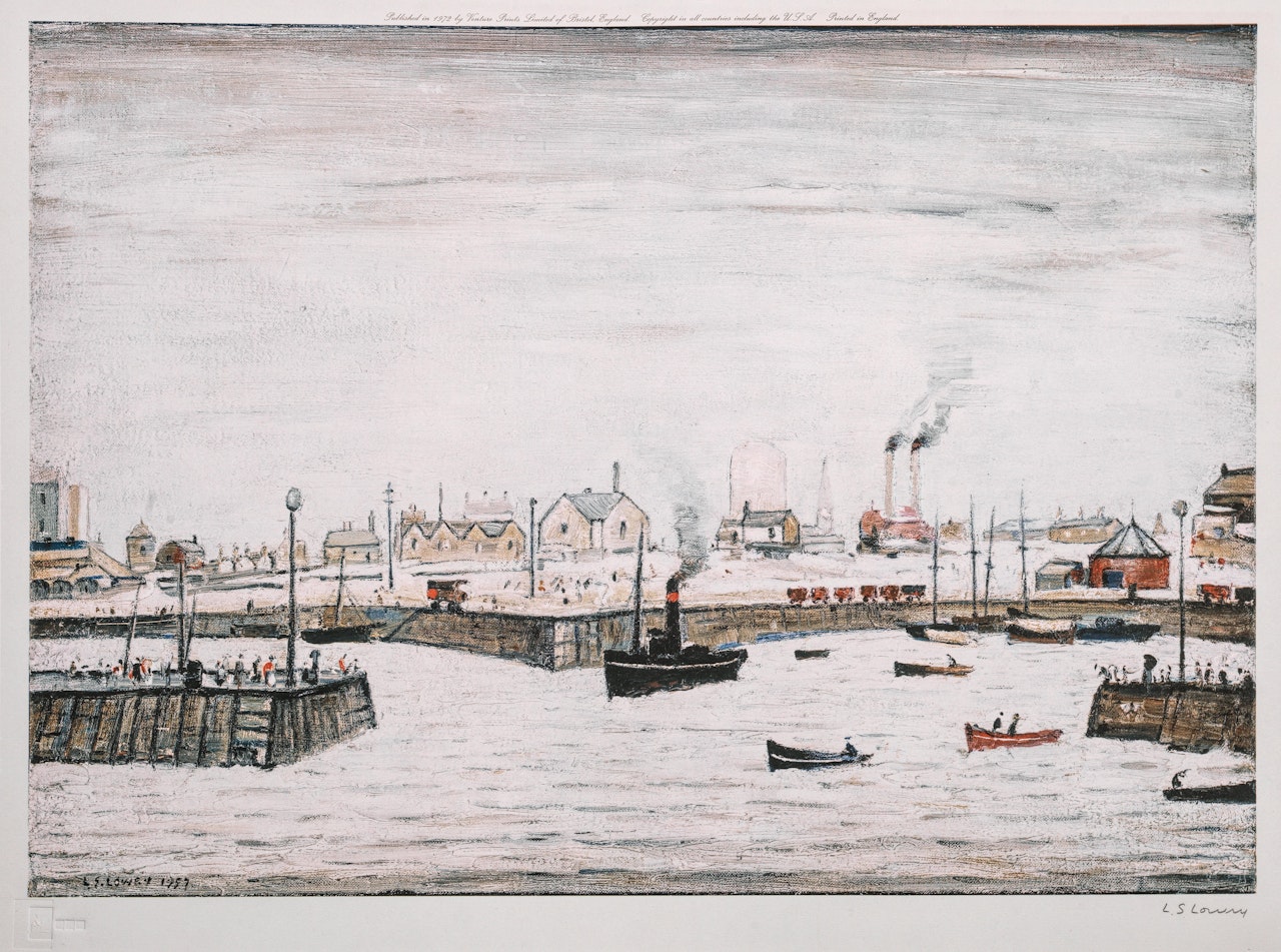 The Harbour by Laurence Stephen Lowry