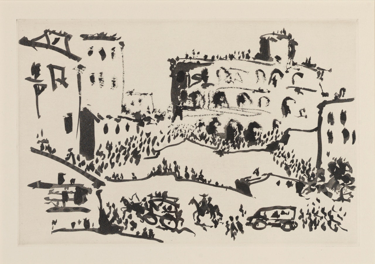 A los Toros, from 'José Delgado: La Tauromaquia' by Pablo Picasso