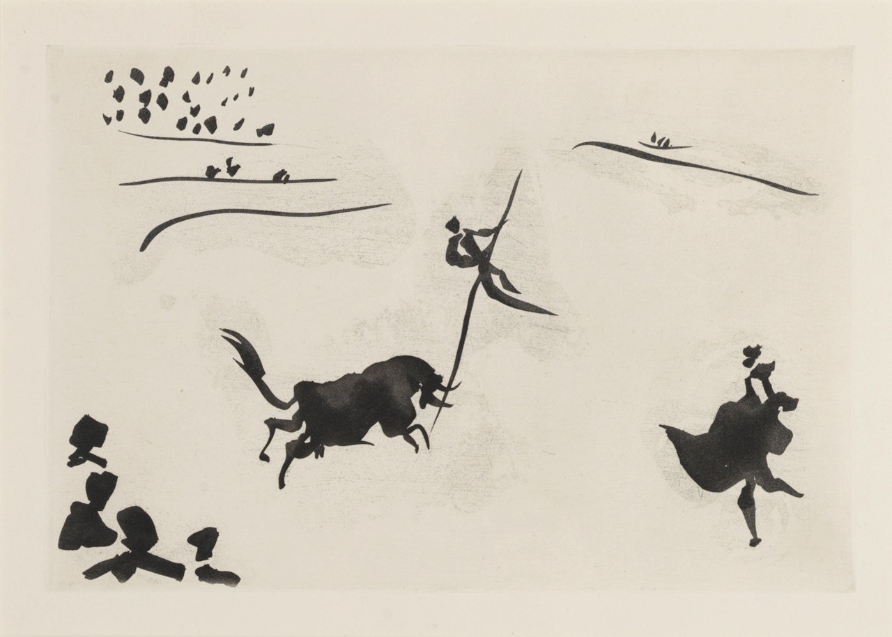 Salto con la Garrocha, from 'José Delgado: La Tauromaquia' by Pablo Picasso