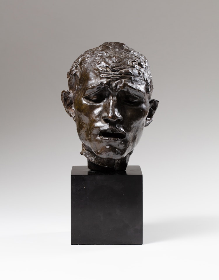 L'un des Bourgeois de Calais : Tête de Pierre de Wissant, étude type B by Auguste Rodin