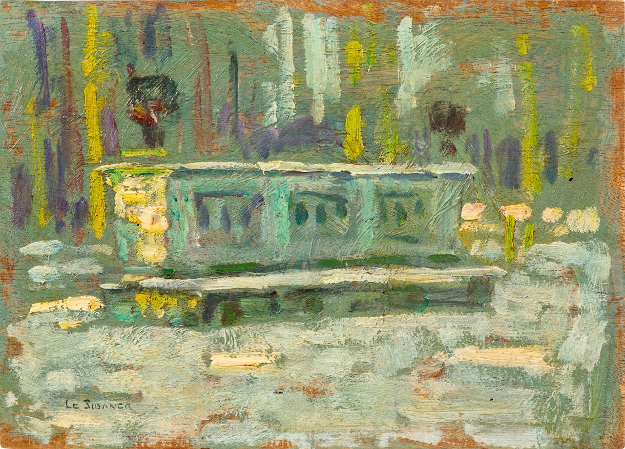 Décor dans le parc, Versailles by Henri Le Sidaner