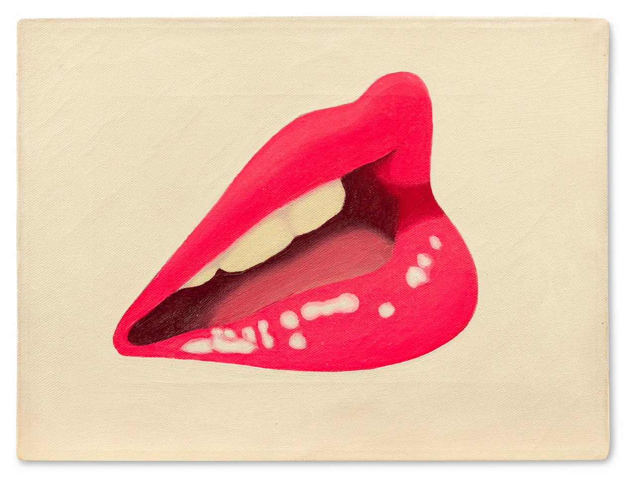 Fluorescent Mouth (Study for Mouth #16) by Tom Wesselmann