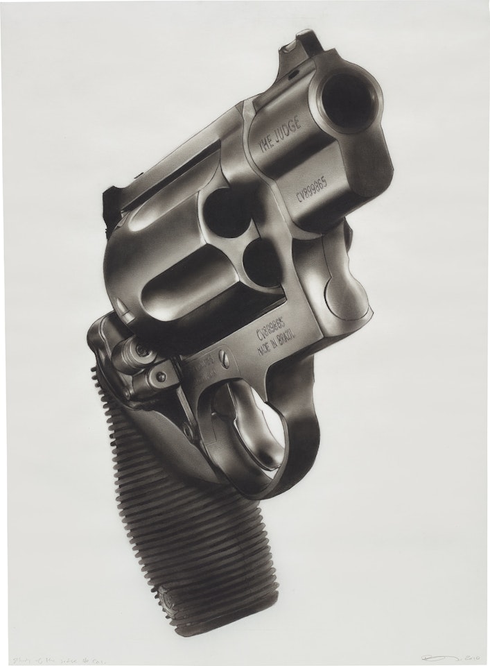 Study of 'The Judge' by Robert Longo