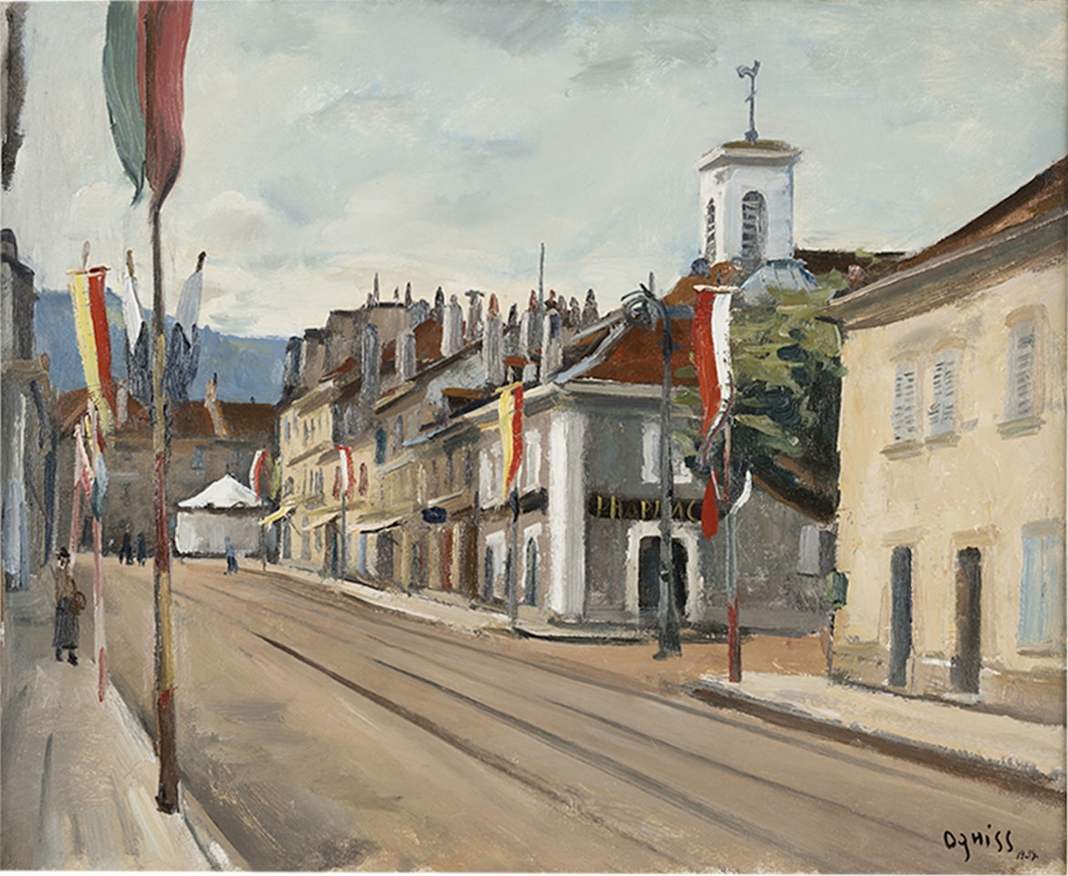 La rue Saint-Victor à Carouge by Takanori Oguiss