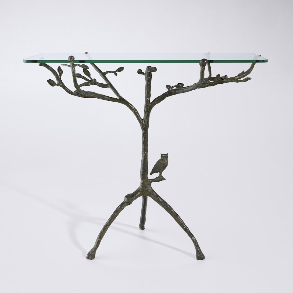 "Guéridon Arbre au Hibou" by Diego Giacometti