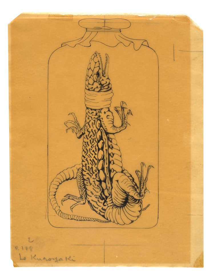Le Dragon des mers (Le caïman) by Leonard Tsuguharu Foujita