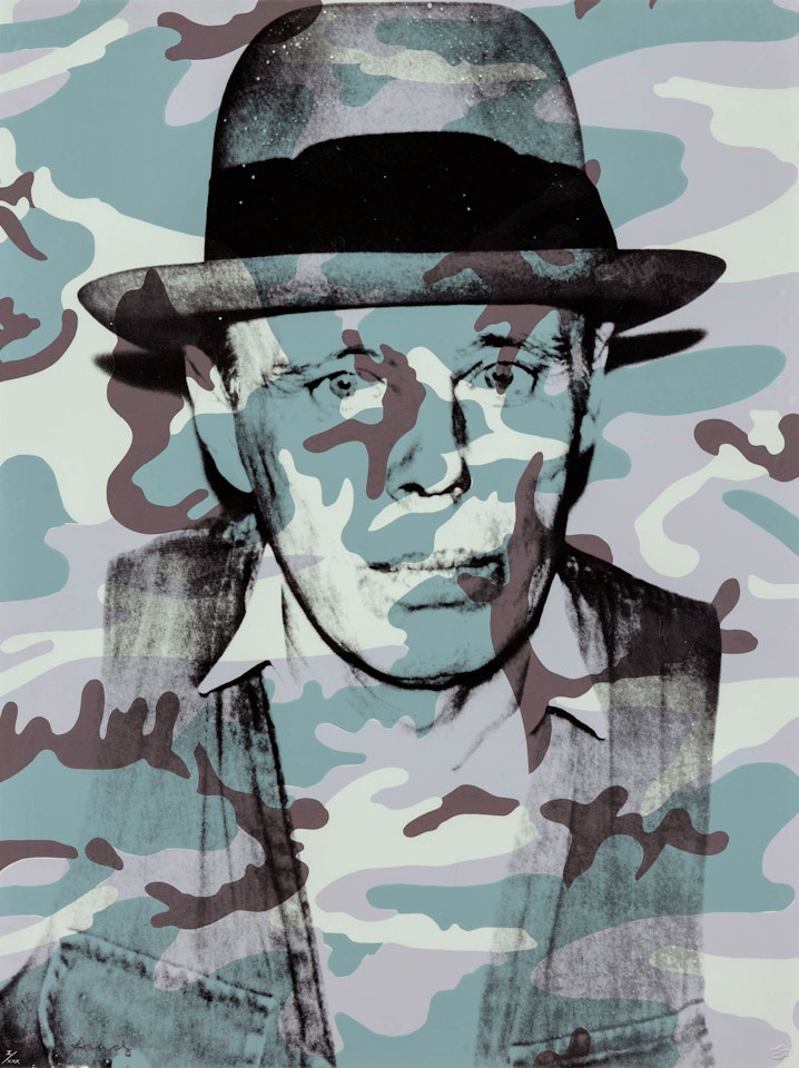 Joseph Beuys in Memoriam by Andy Warhol