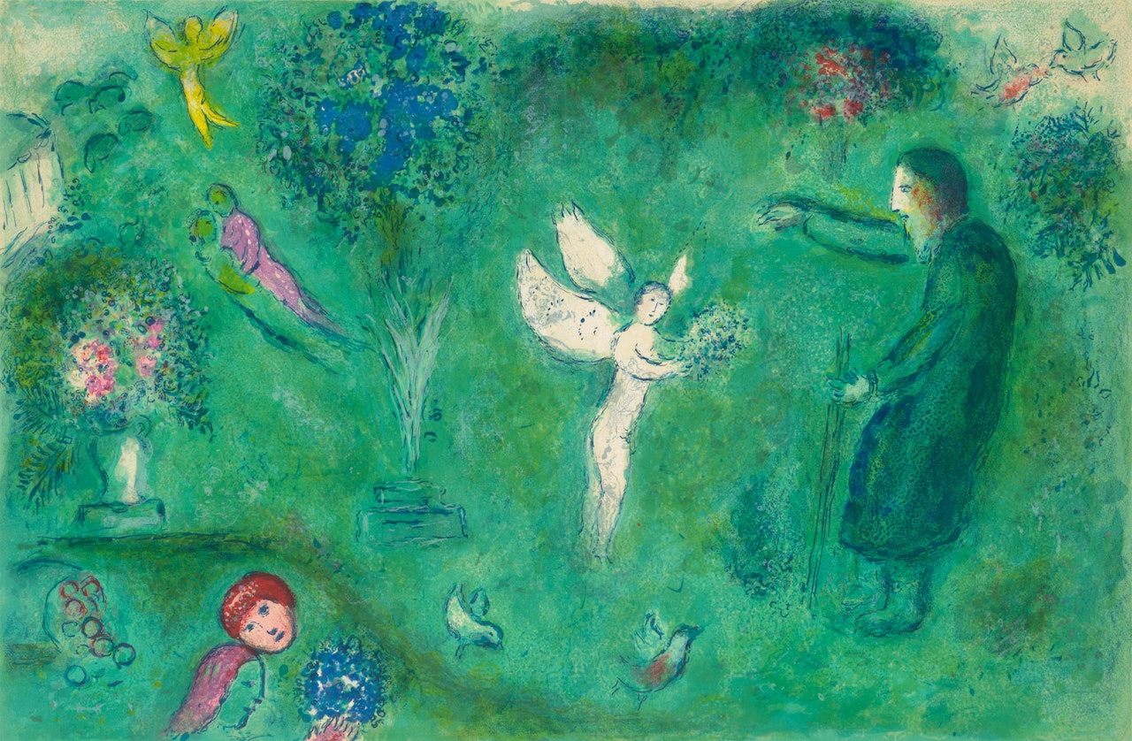 Philetas' Orchard, from Daphnis and Chloe by Marc Chagall