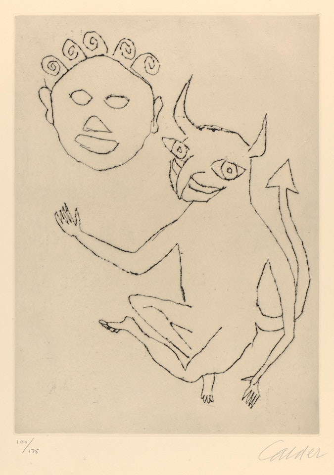 Untitled (Santa Claus VIII) by Alexander Calder