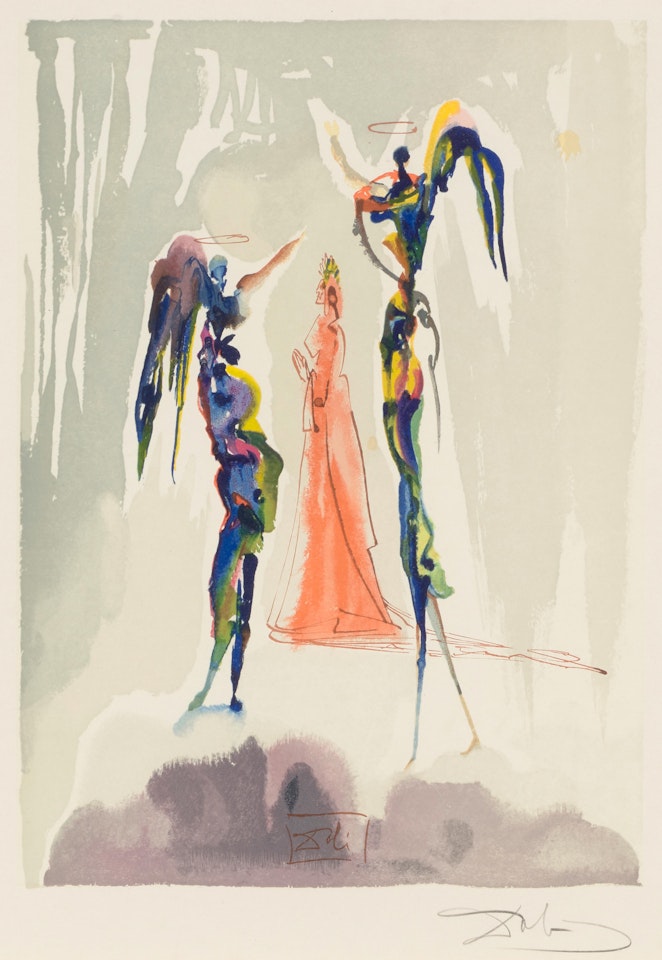 Heaven, Canto 30, from La Divine Comédie; Heaven, Canto 31, from La Divine Comédie (2 works) by Salvador Dali