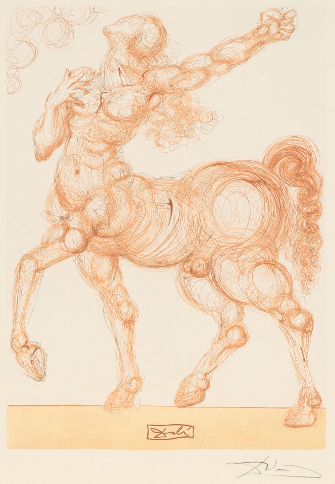 Hell, Canto 26, from La Divine Comédie; Hell, Canto 2, from La Divine Comédie (2 works) by Salvador Dali