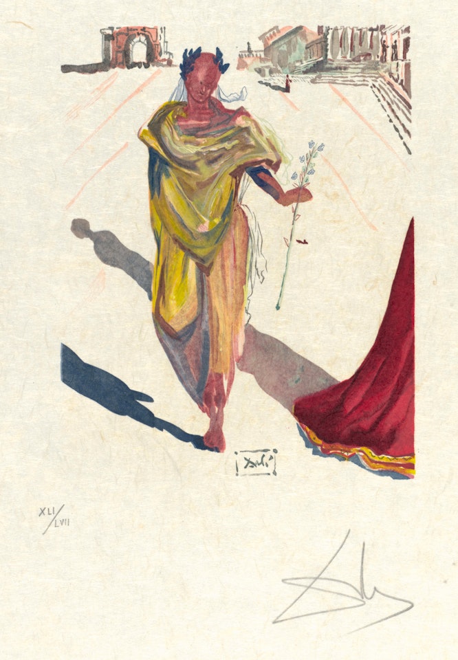 Apollon, from L'art d'aimer d'Ovide by Salvador Dali