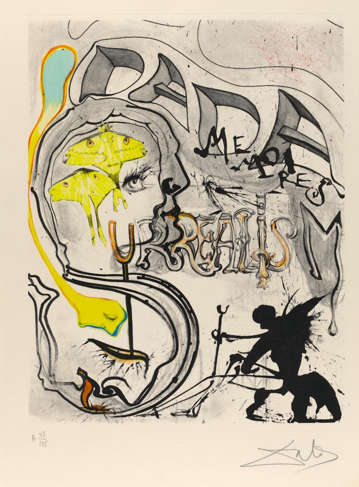 Angel of Dada Surrealism, from Memories of Surrealism by Salvador Dali