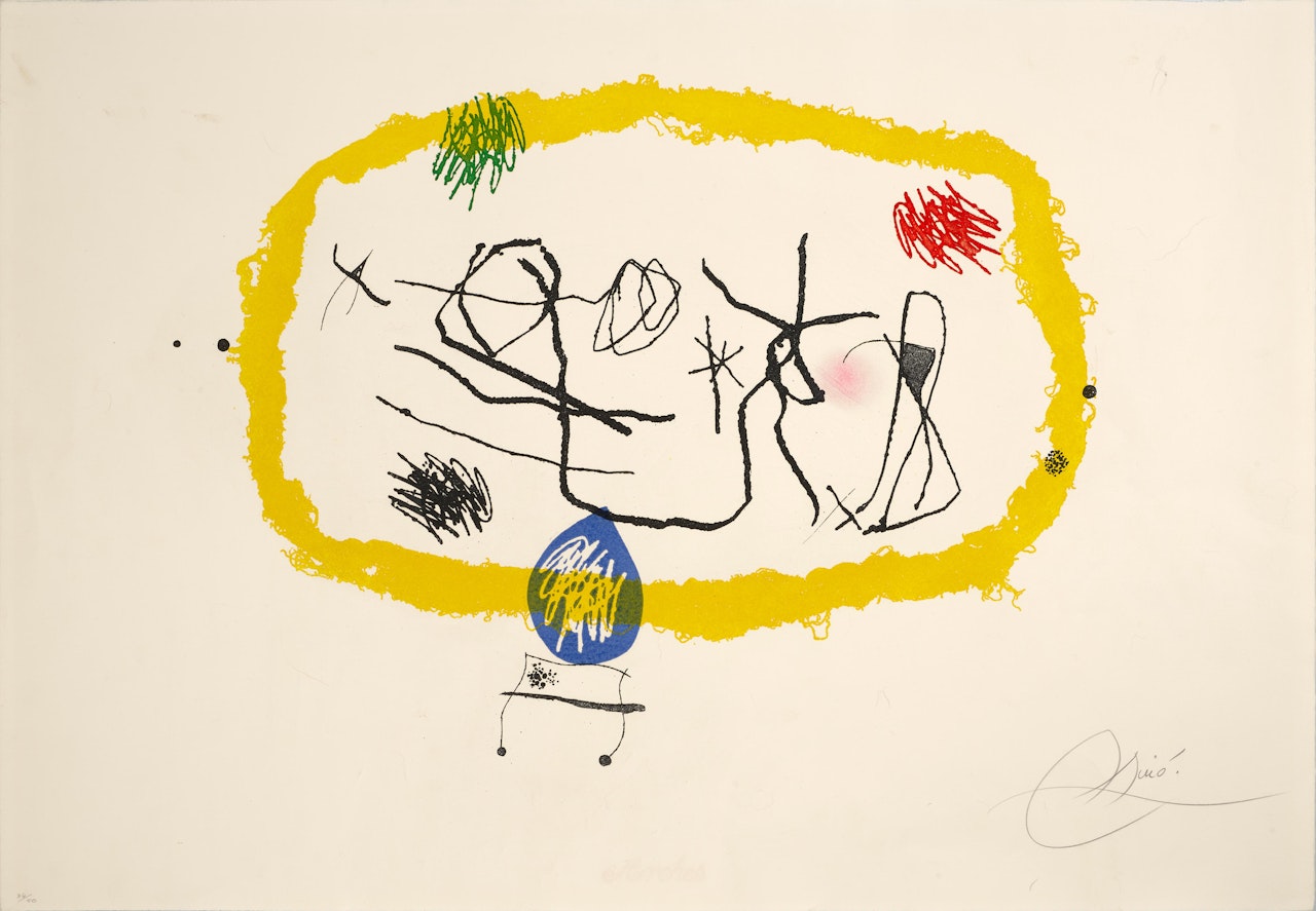 Personnages Solar by Joan Miró
