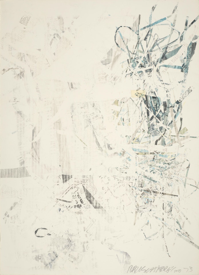 Untitled (Elephant), from Meyer Shapiro portfolio by Robert Rauschenberg