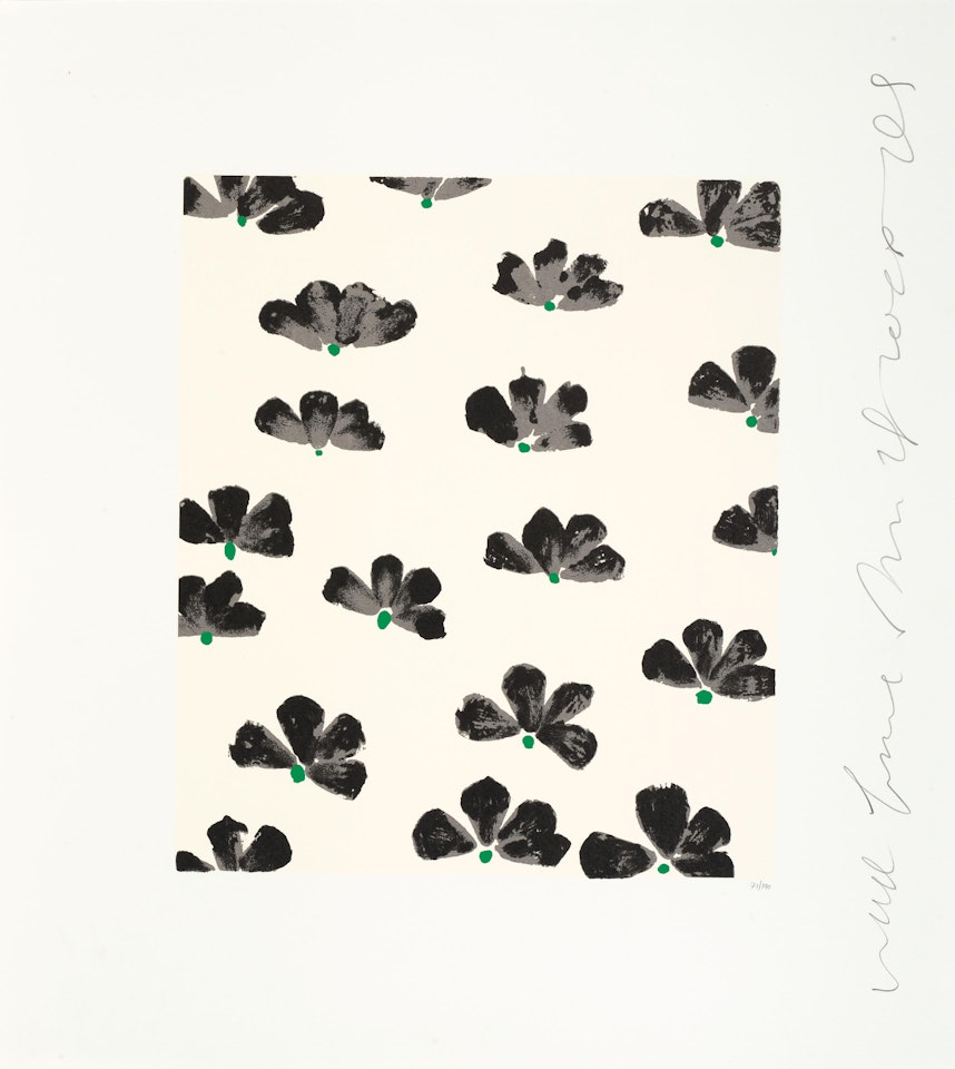 Wallflowers by Donald Sultan