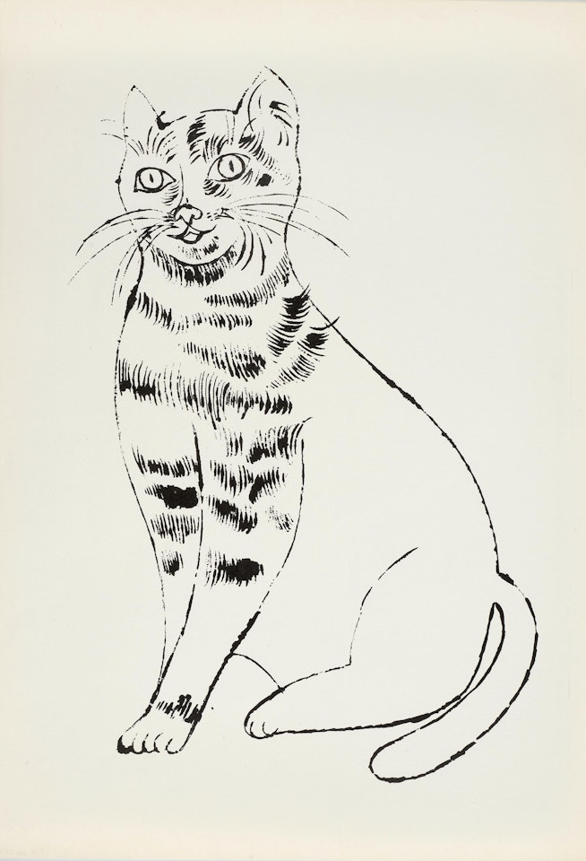 One Plate, from 25 Cats Named Sam and One Blue Pussy by Andy Warhol