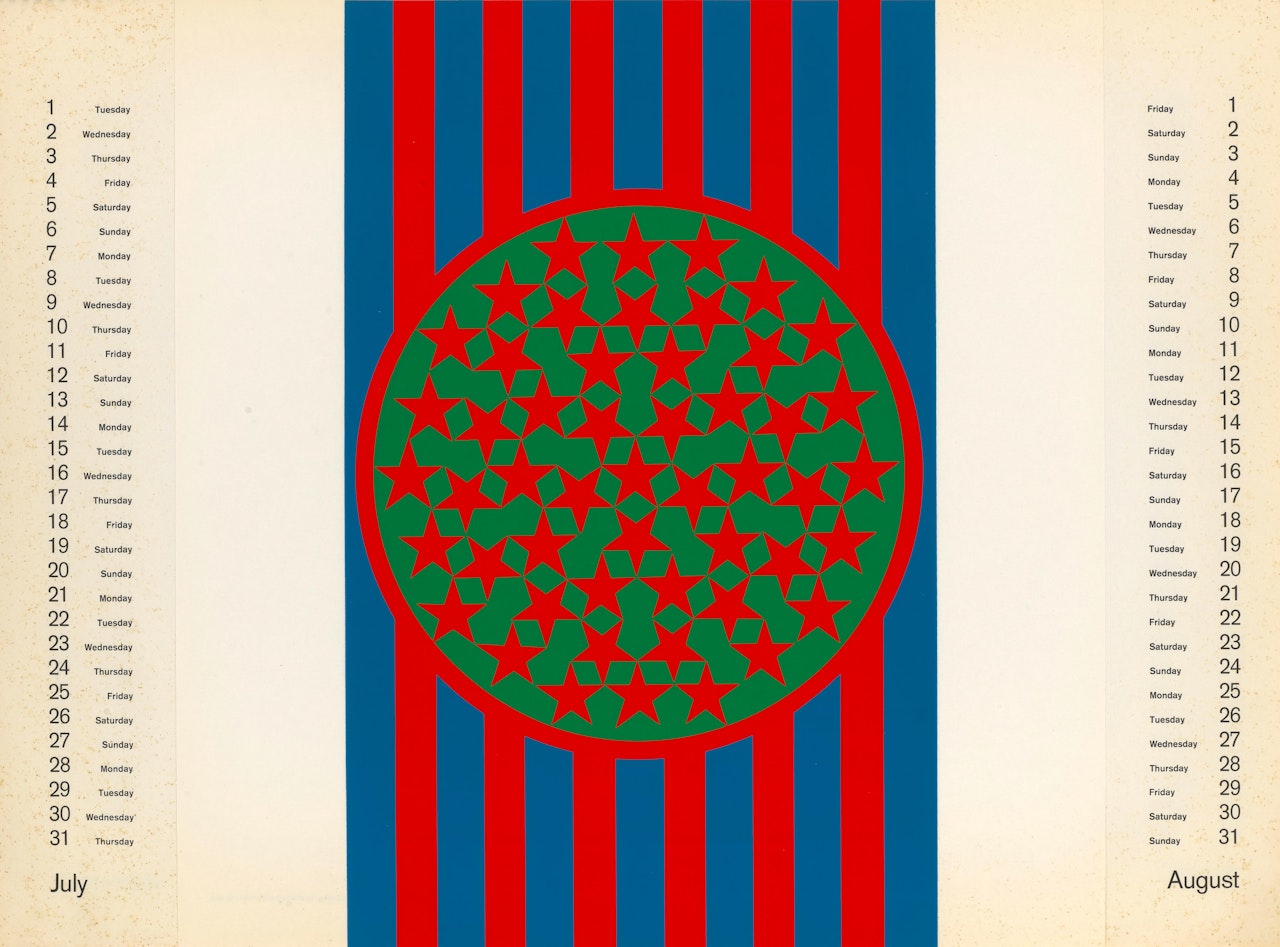 Banner Multiples Calendar from 1969 and 1970 (7 works) by Various Artists