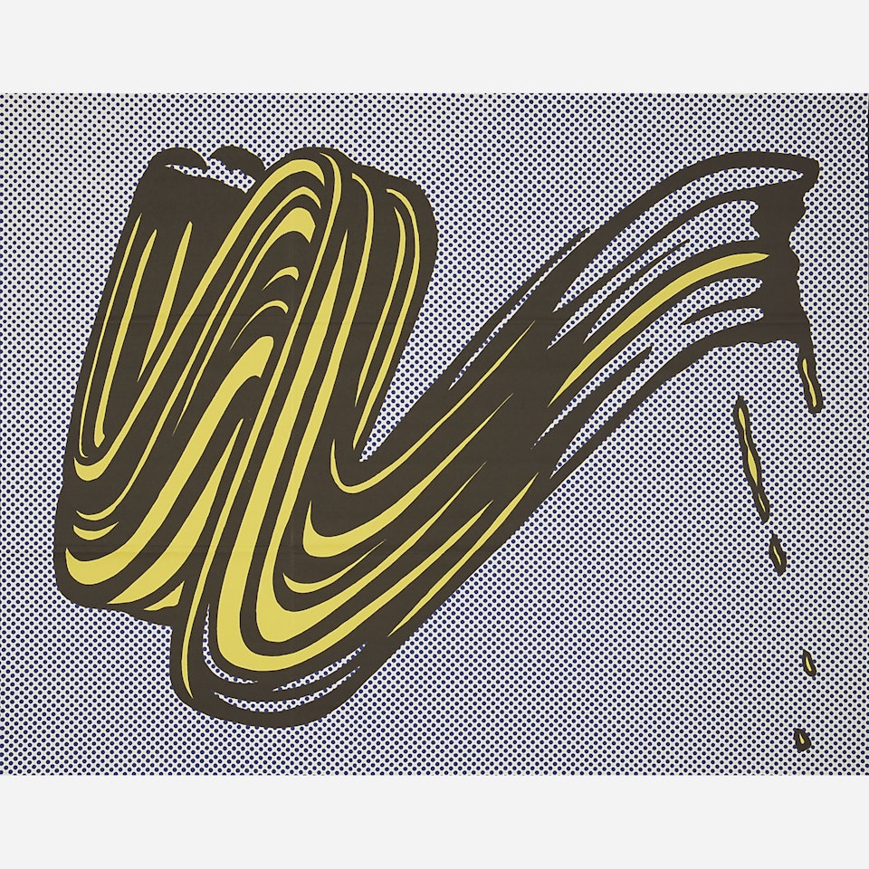 Brushstroke by Roy Lichtenstein