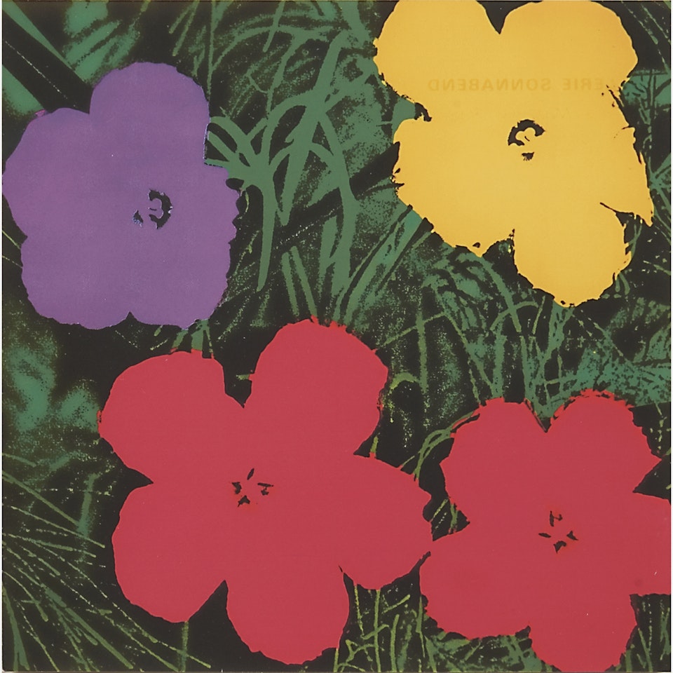 Flowers Invitation by Andy Warhol