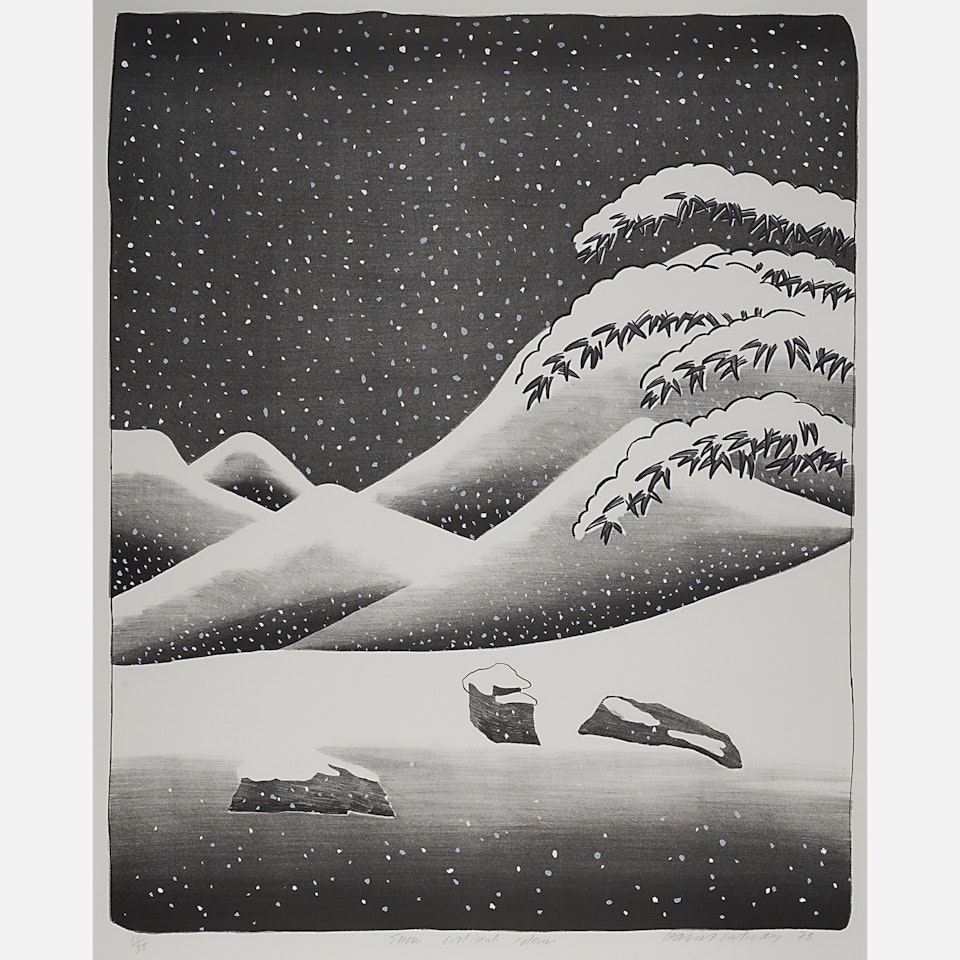 Snow Without Colour by David Hockney