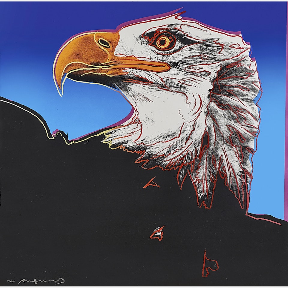 Bald Eagle from Endangered Species Portfolio by Andy Warhol