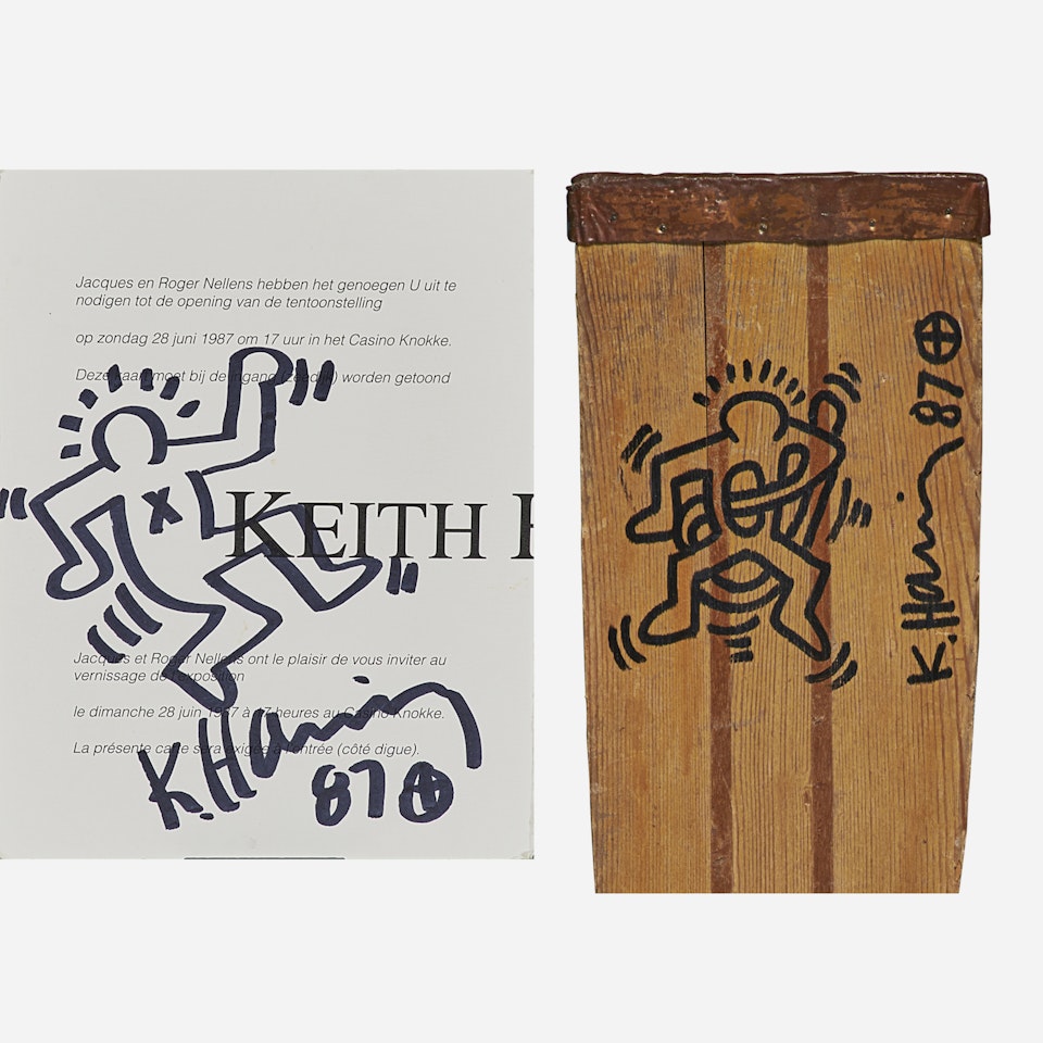 Two works of art; Untitled, Keith Haring by Keith Haring