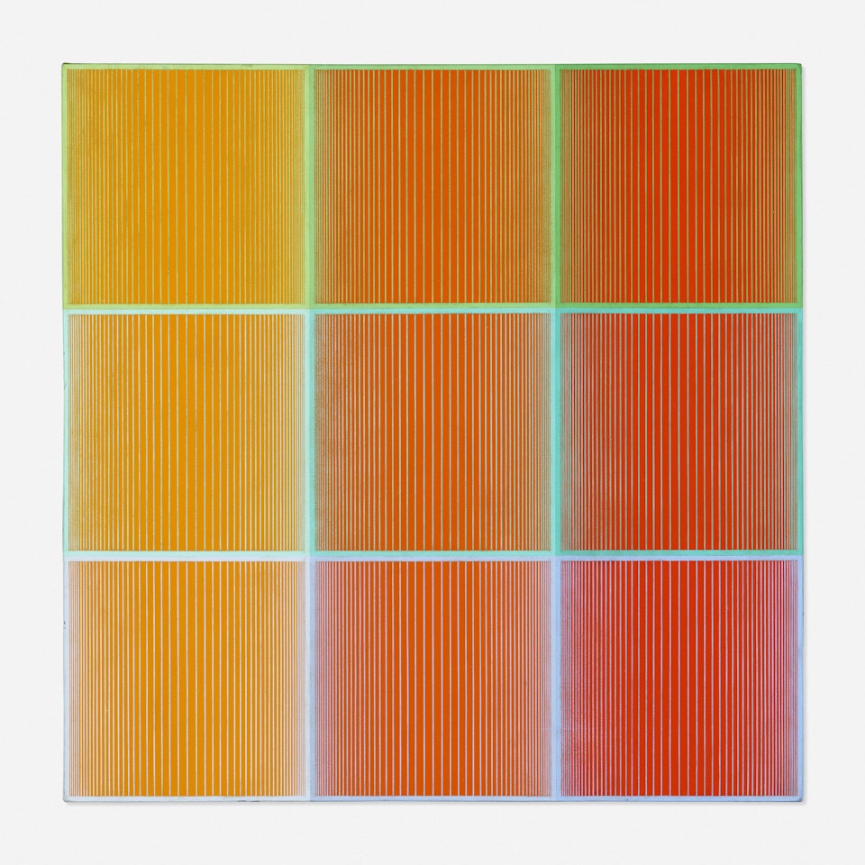Structured Reds (C 220) by Richard Anuszkiewicz