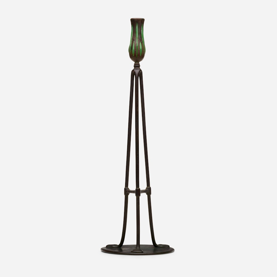 blown-out candlestick, model 1211 by Tiffany Studios