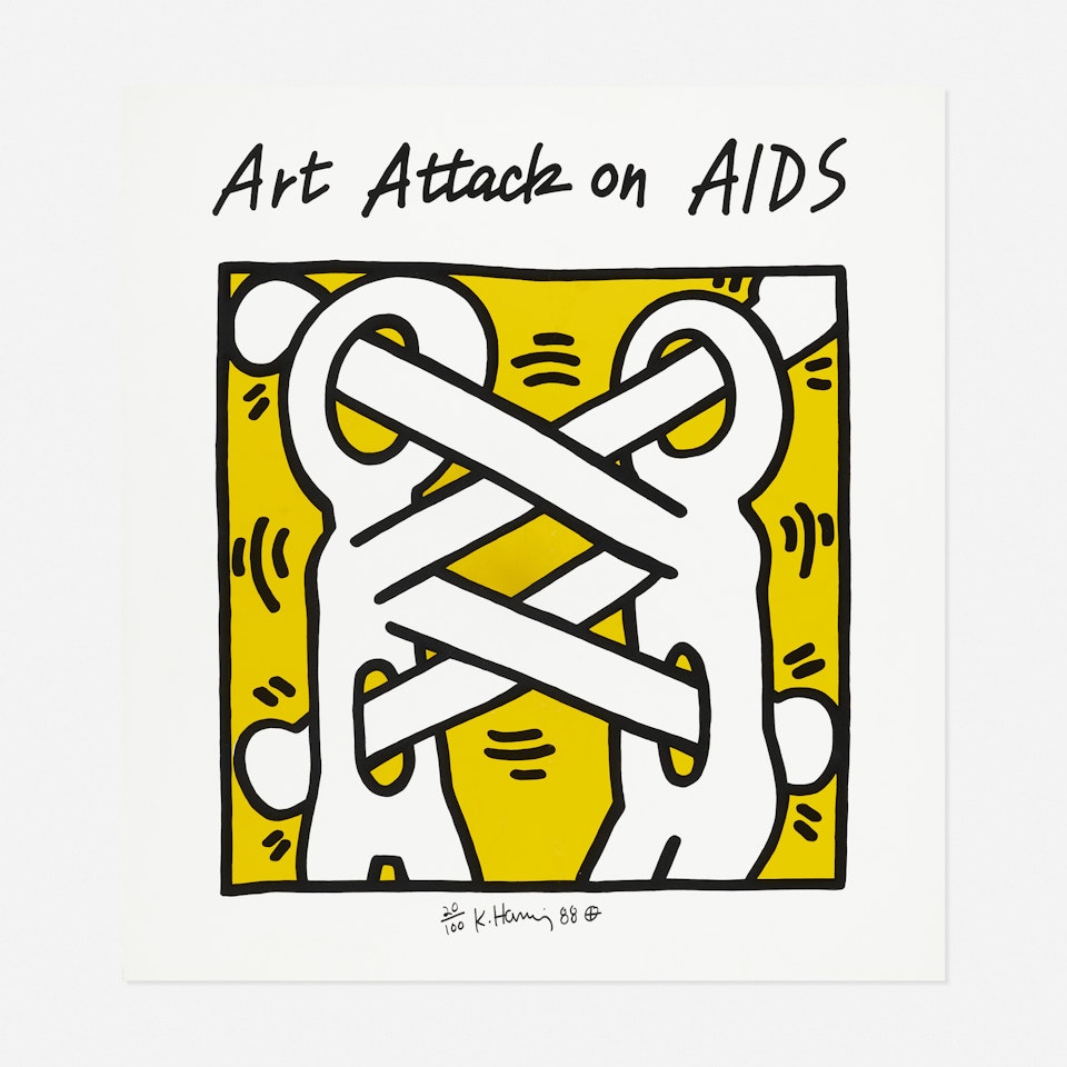 Art Attack on Aids by Keith Haring
