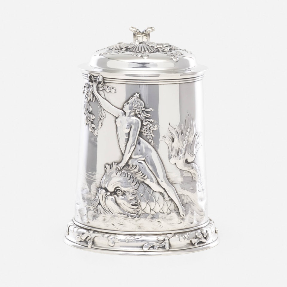 marine-themed tankard by Tiffany & Co.