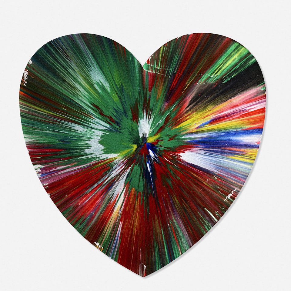 Heart spin by Damien Hirst
