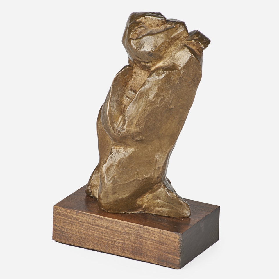 Untitled (Young Woman Combing Her Hair) by William Zorach