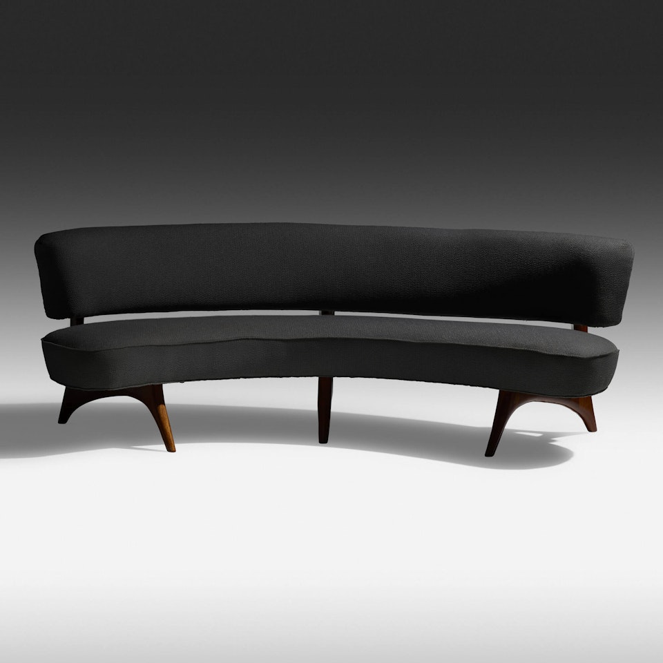 Floating Seat and Back sofa by Vladimir Kagan