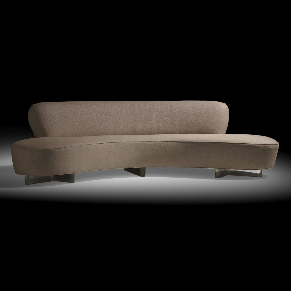 Serpentine sofa by Vladimir Kagan