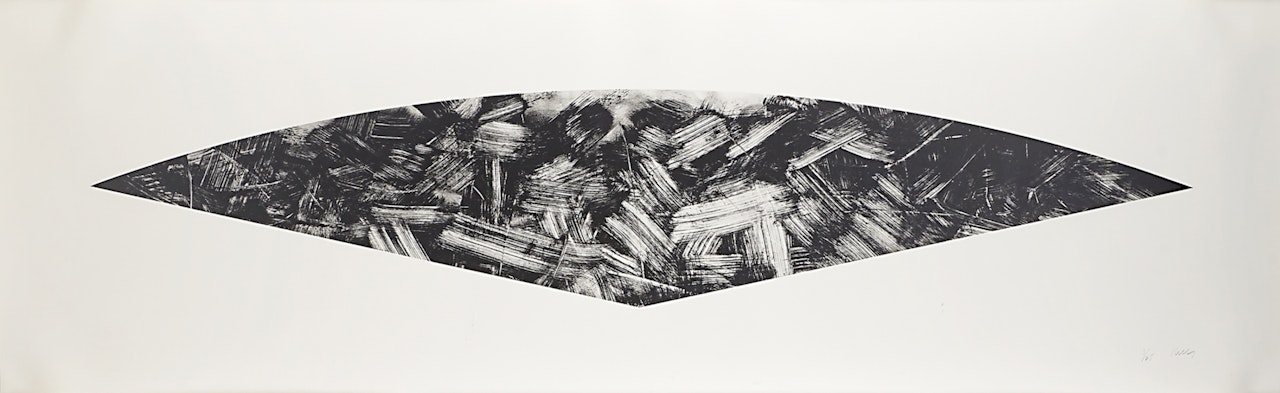 Dark Gray Curve by Ellsworth Kelly