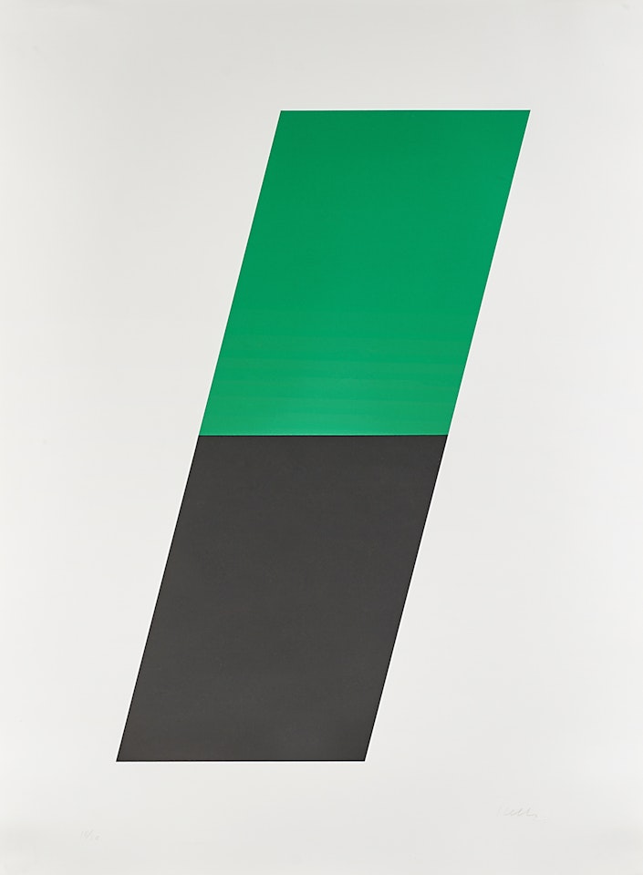 Green Black by Ellsworth Kelly