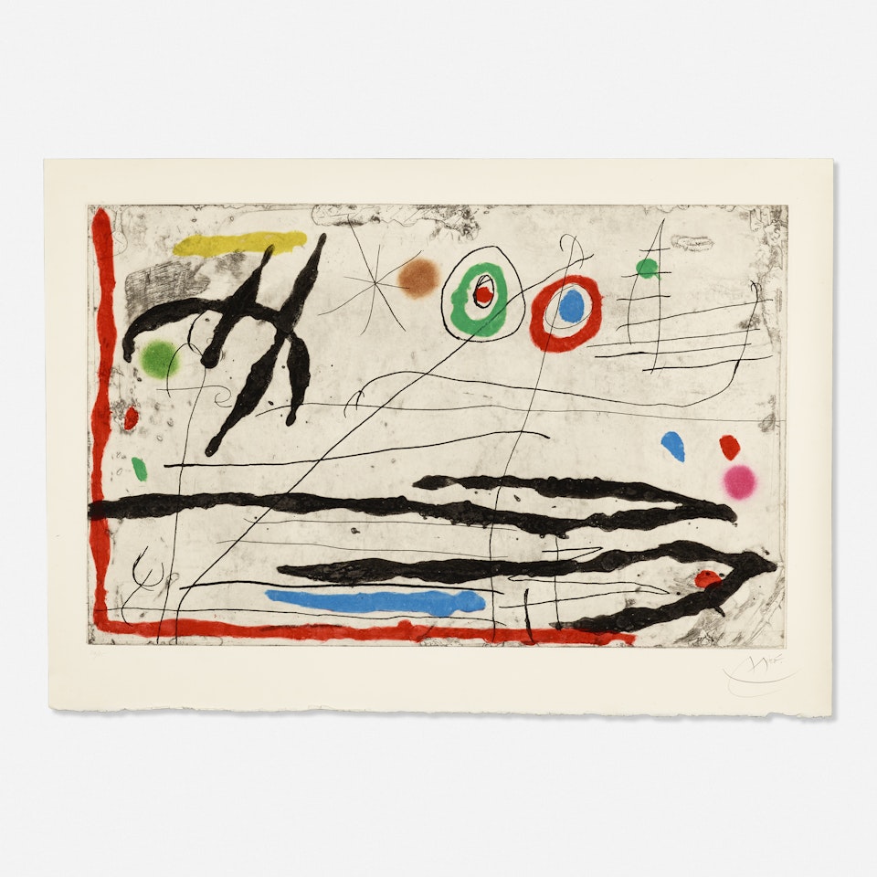 Trace Sur La Paroi I by Joan Miró