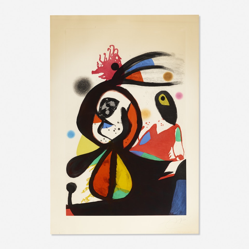 L'Aigrette Rouge by Joan Miró