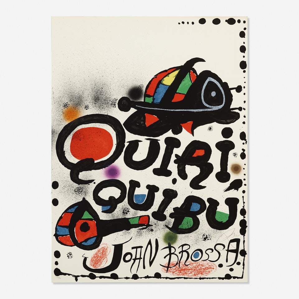 Quiri Quibu John Brossa by Joan Miró