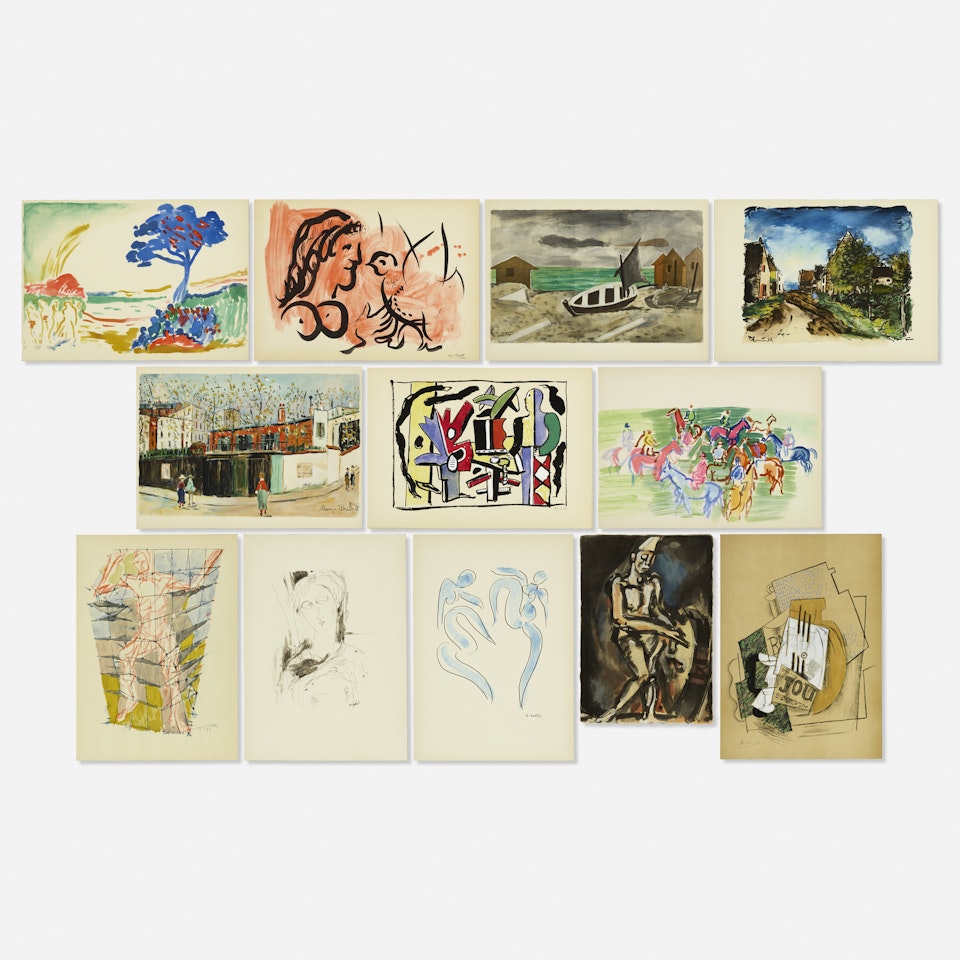 Douze Contemporains portfolio by Various Artists