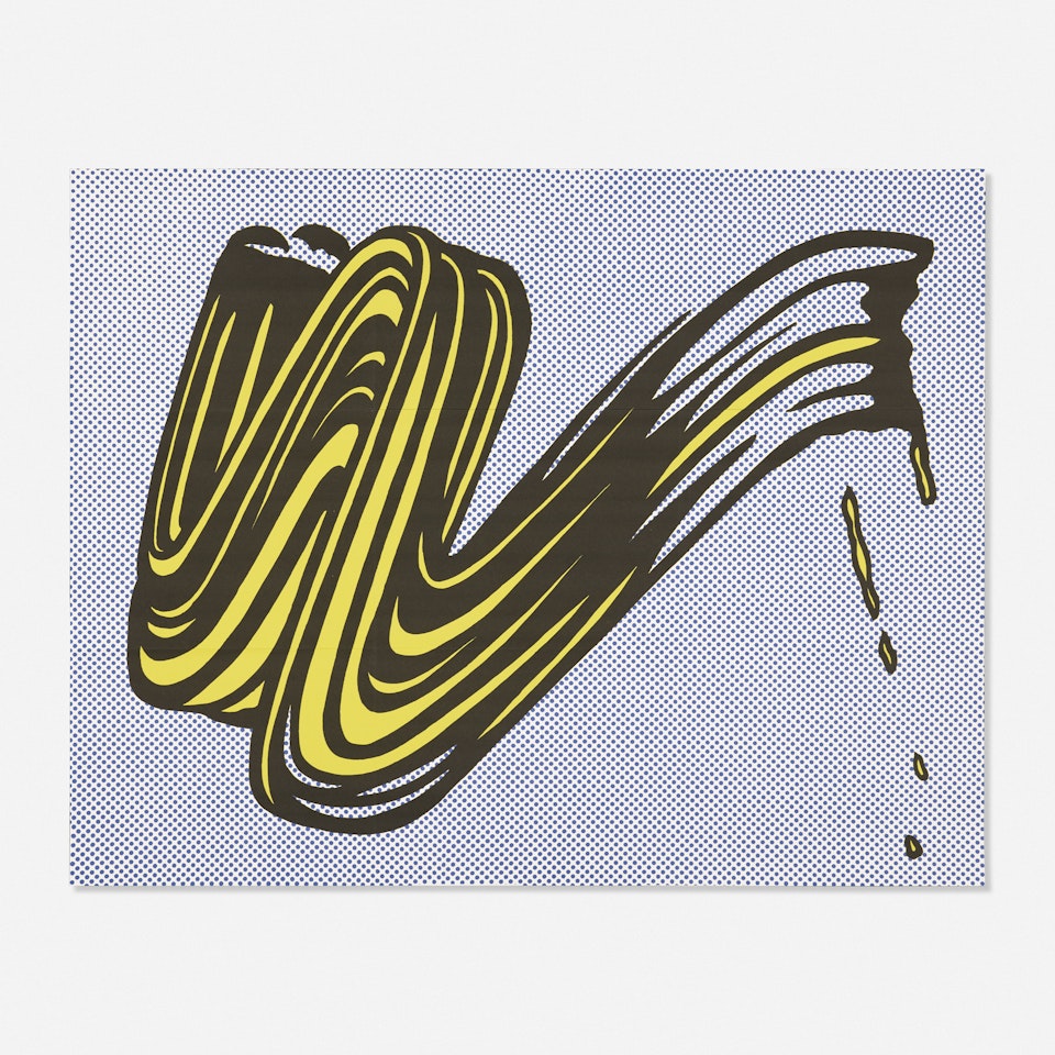 Brushstroke by Roy Lichtenstein