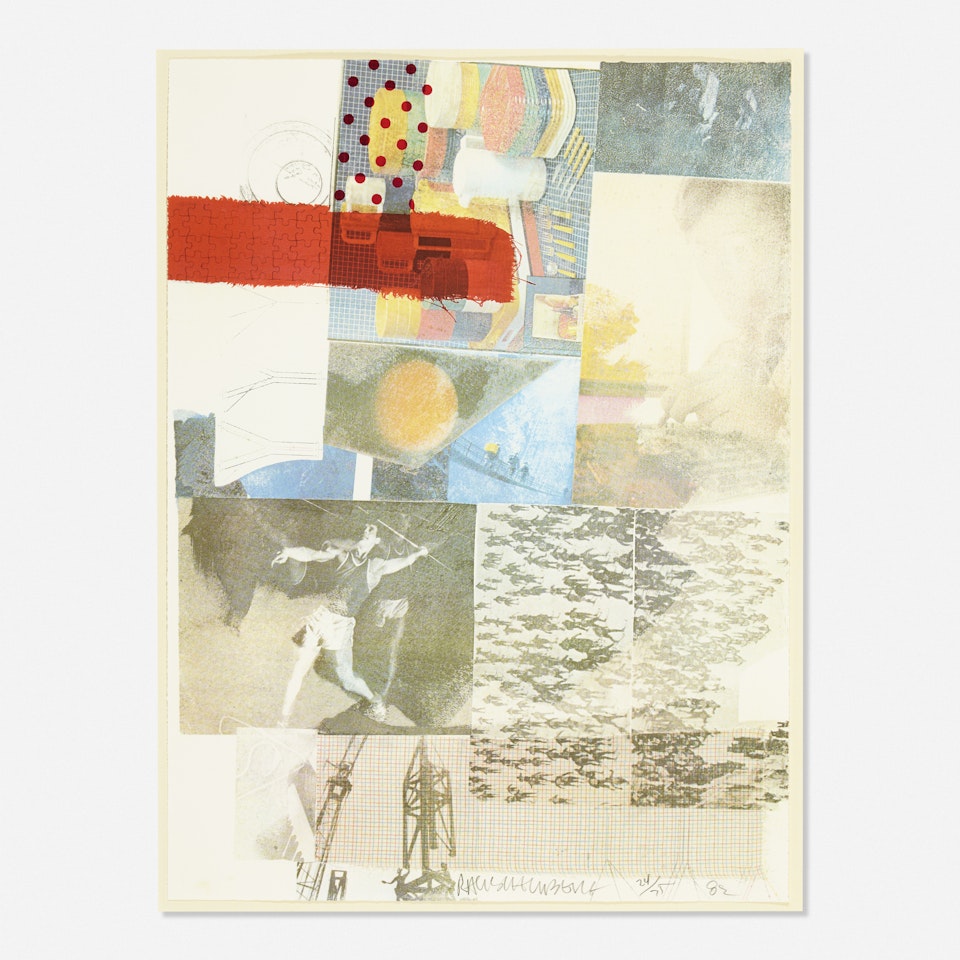 Untitled from a Portfolio of Thirteen Prints to Commemorate Anthology Film Archives by Robert Rauschenberg