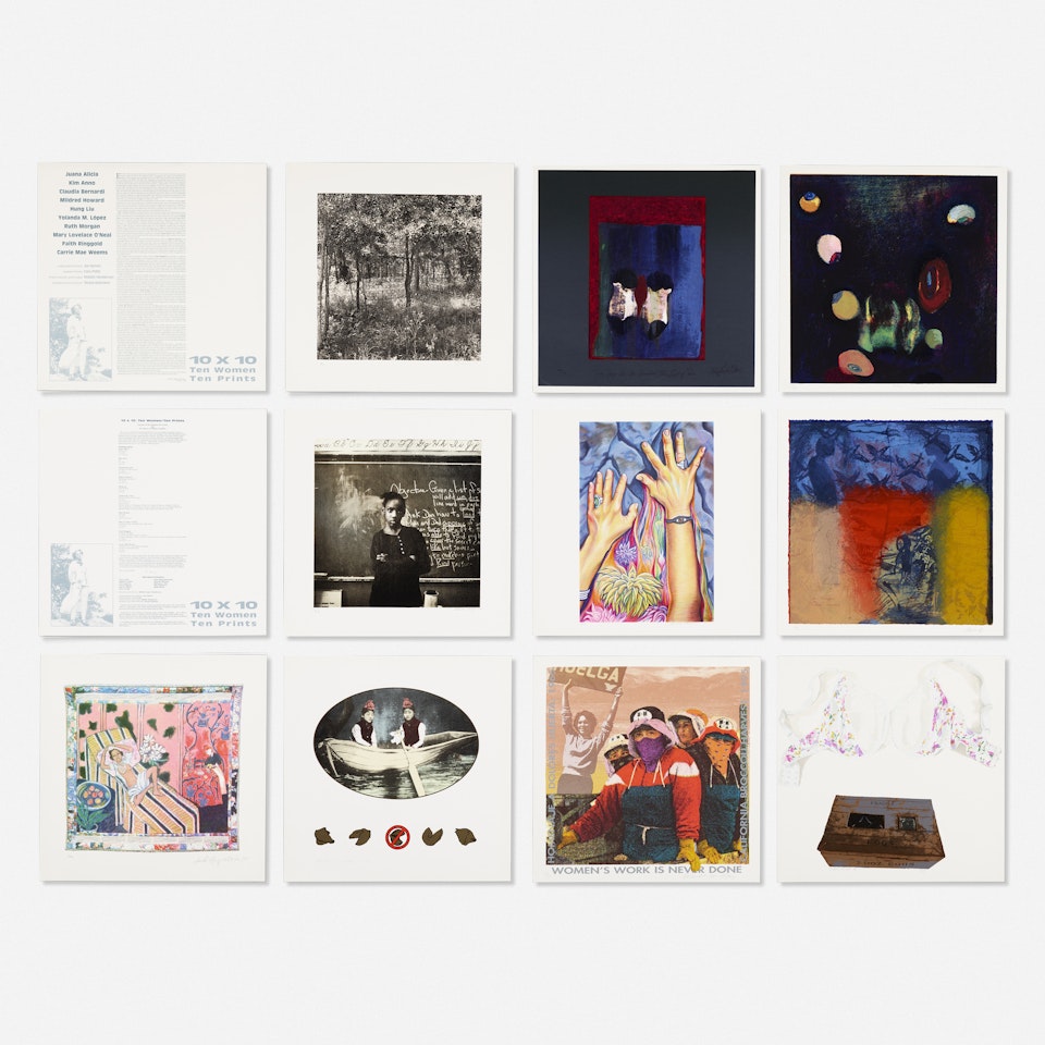 10 x 10: Ten Women / Ten Prints portfolio by Various Artists