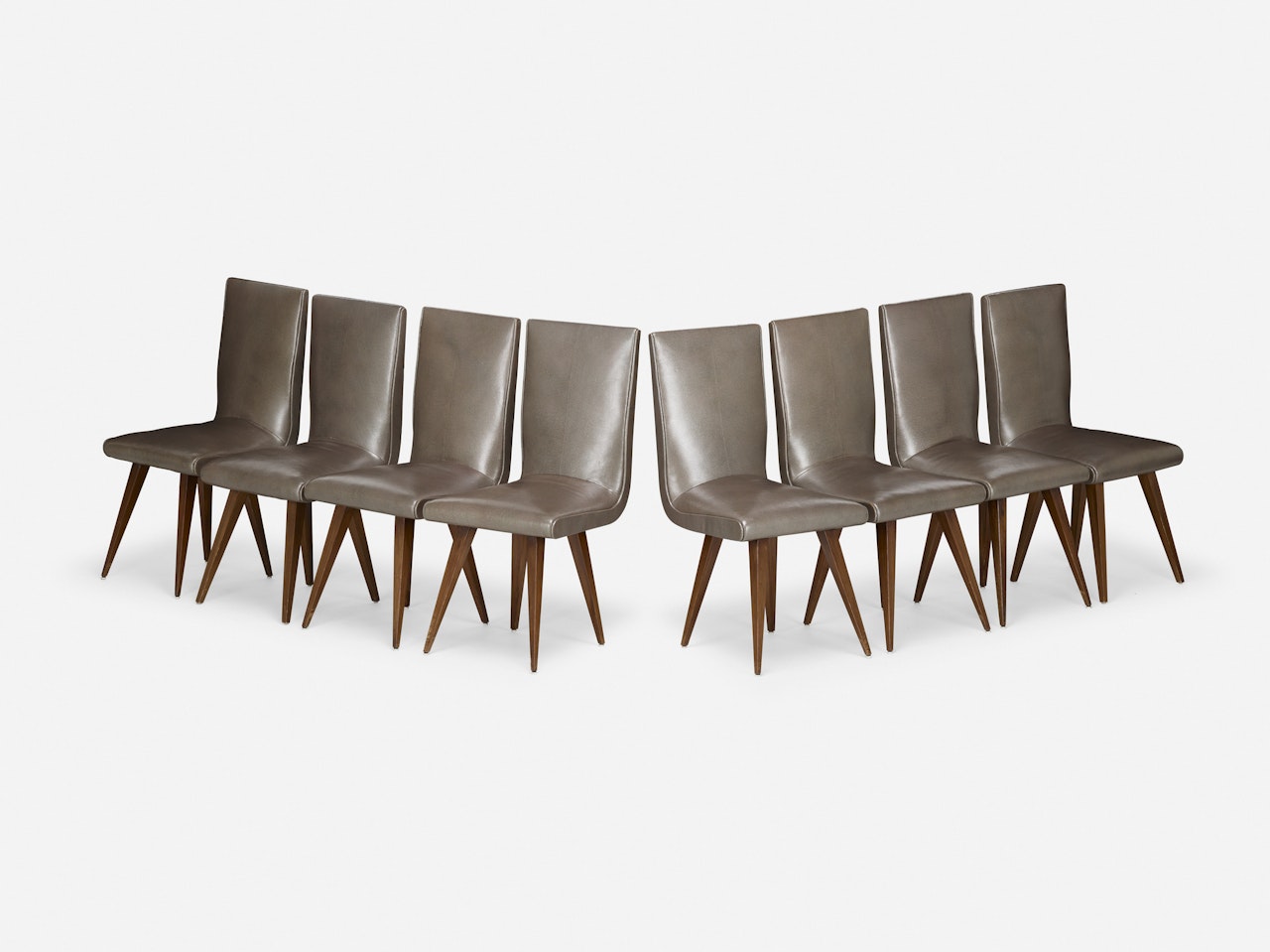 Kagan-Dreyfuss, Inc.: Dining chairs, set of eight by Vladimir Kagan
