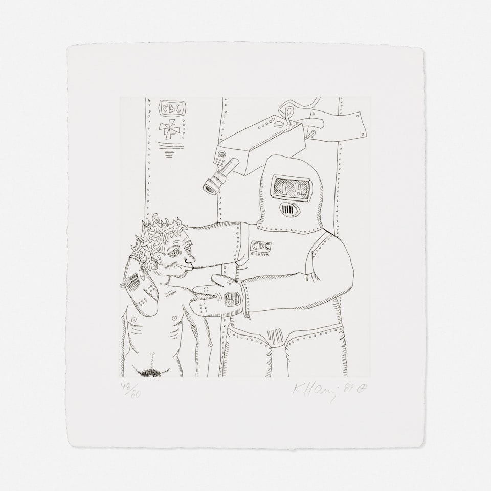 Untitled (from The Valley) by Keith Haring