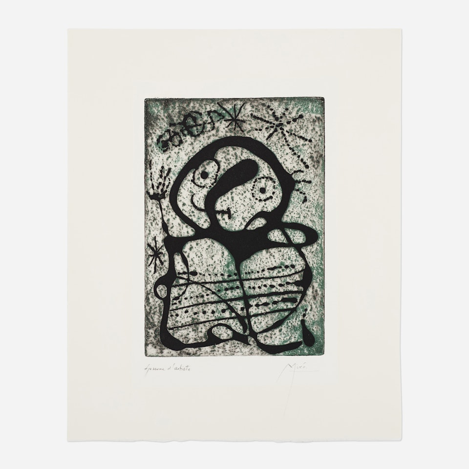 Untitled (from Constellations) by Joan Miró