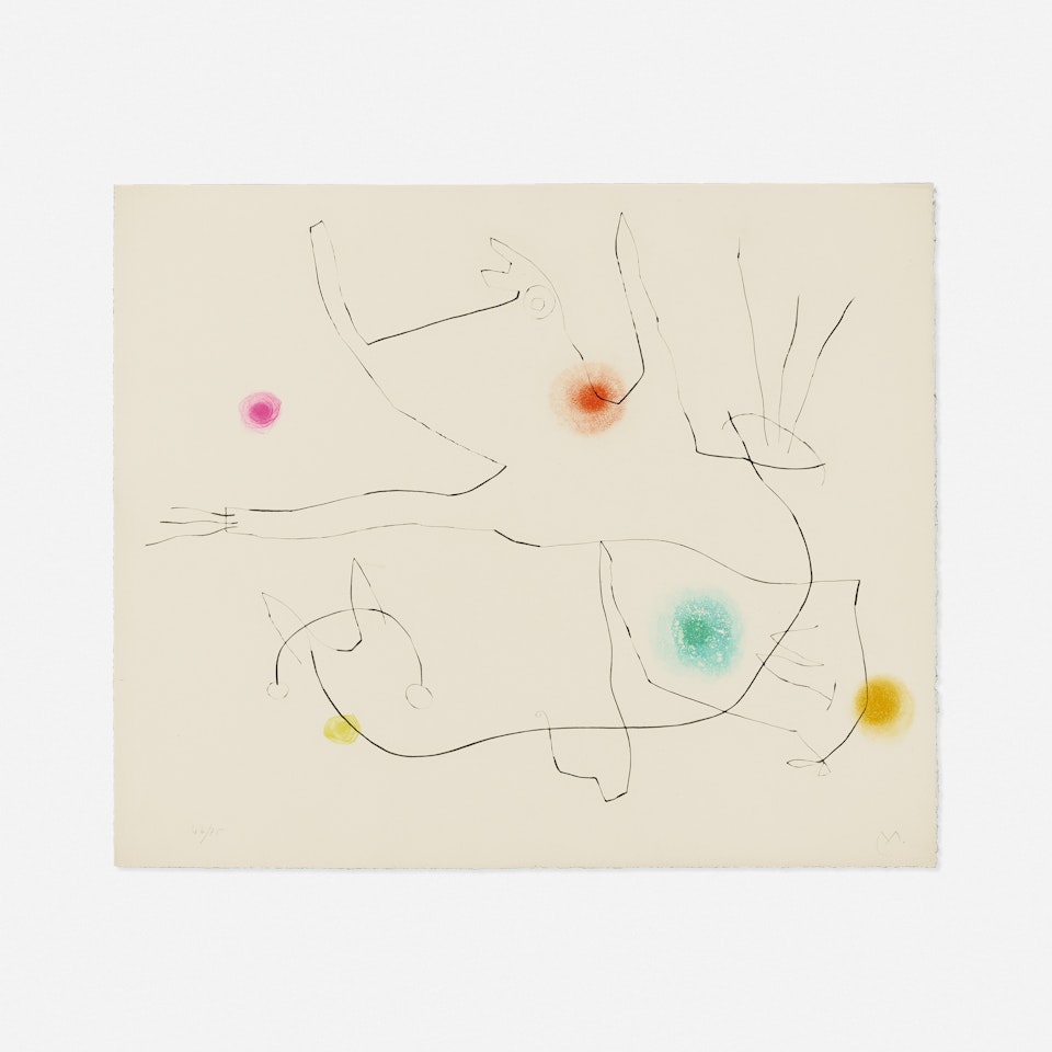 Untitled from the Flux de l'Aimant portfolio by Joan Miró