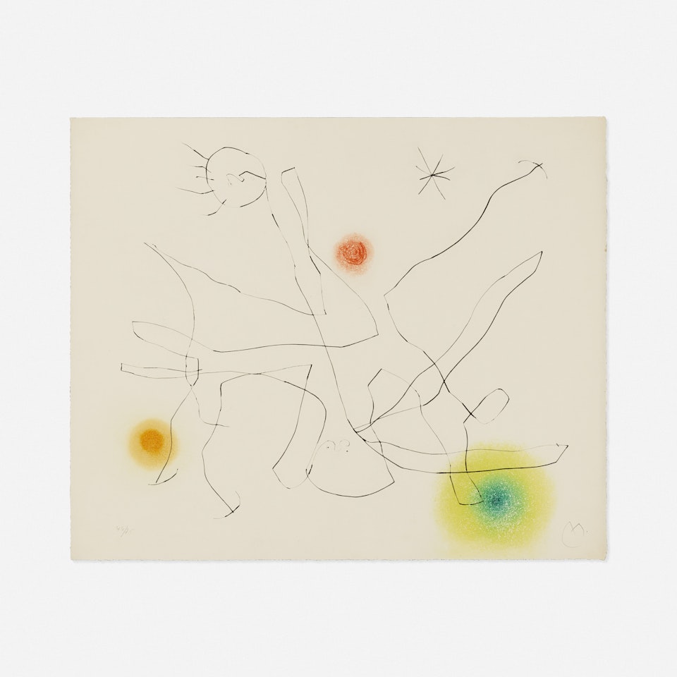 Untitled from the Flux de l'Aimant portfolio by Joan Miró